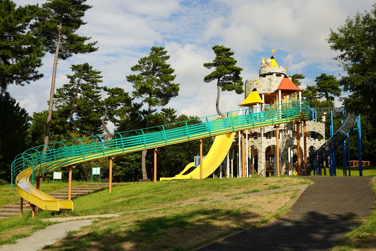 【鳥取兒童公園推薦】鳥取寶可夢公園-穿山鼠主題公園 超大型綜合遊具玩整天玩不完 鳥取砂丘兒童王國
