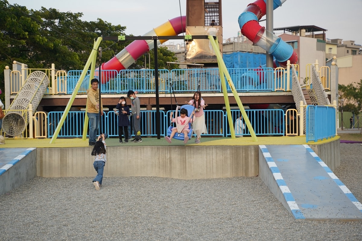 【台南親子公園推薦】1661臺灣船複合遊戲船 大船來了8公尺瞭望塔+剌激滑索 健康綠洲公園