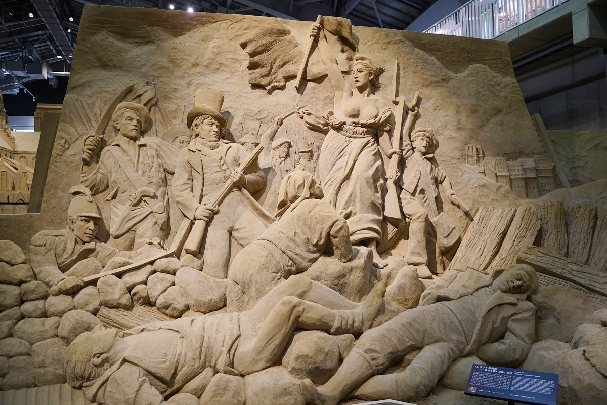 【鳥取室內景點推薦】一期一會藝術沙雕 沙雕環遊世界第15屆展覽法國篇 鳥取砂丘砂之美術館