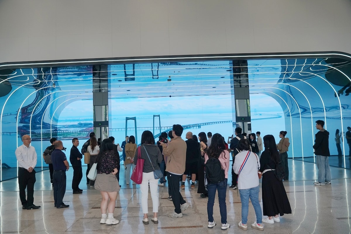 【中山翠亨新區規劃展覽館】多媒體全面介紹翠亨新區歷史未來 大灣區超級工程交通脊樑-深中大橋