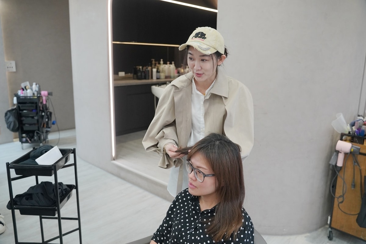 【TiAM Hair 中壢中平店】桃園中壢CP值最高美髮沙龍染髮專門店 京喚羽超強結構護髮