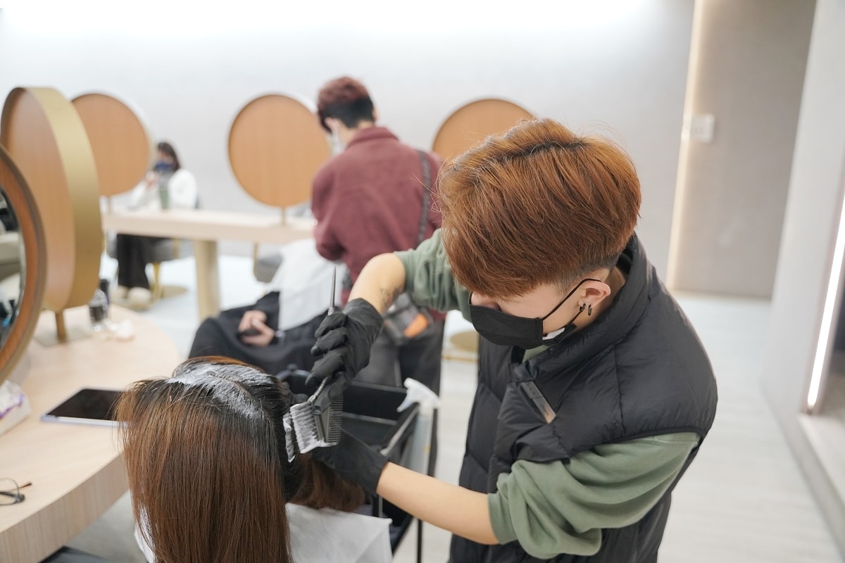 【TiAM Hair 中壢中平店】桃園中壢CP值最高美髮沙龍染髮專門店 京喚羽超強結構護髮