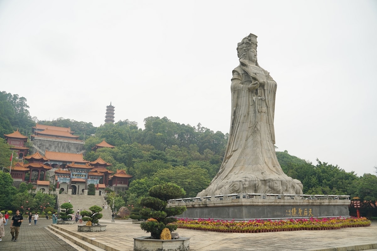 【南沙天后宮】始建於明朝故宮宮殿風格天下天后第一宮 東南亞最大媽祖廟 14.5米石雕天后像