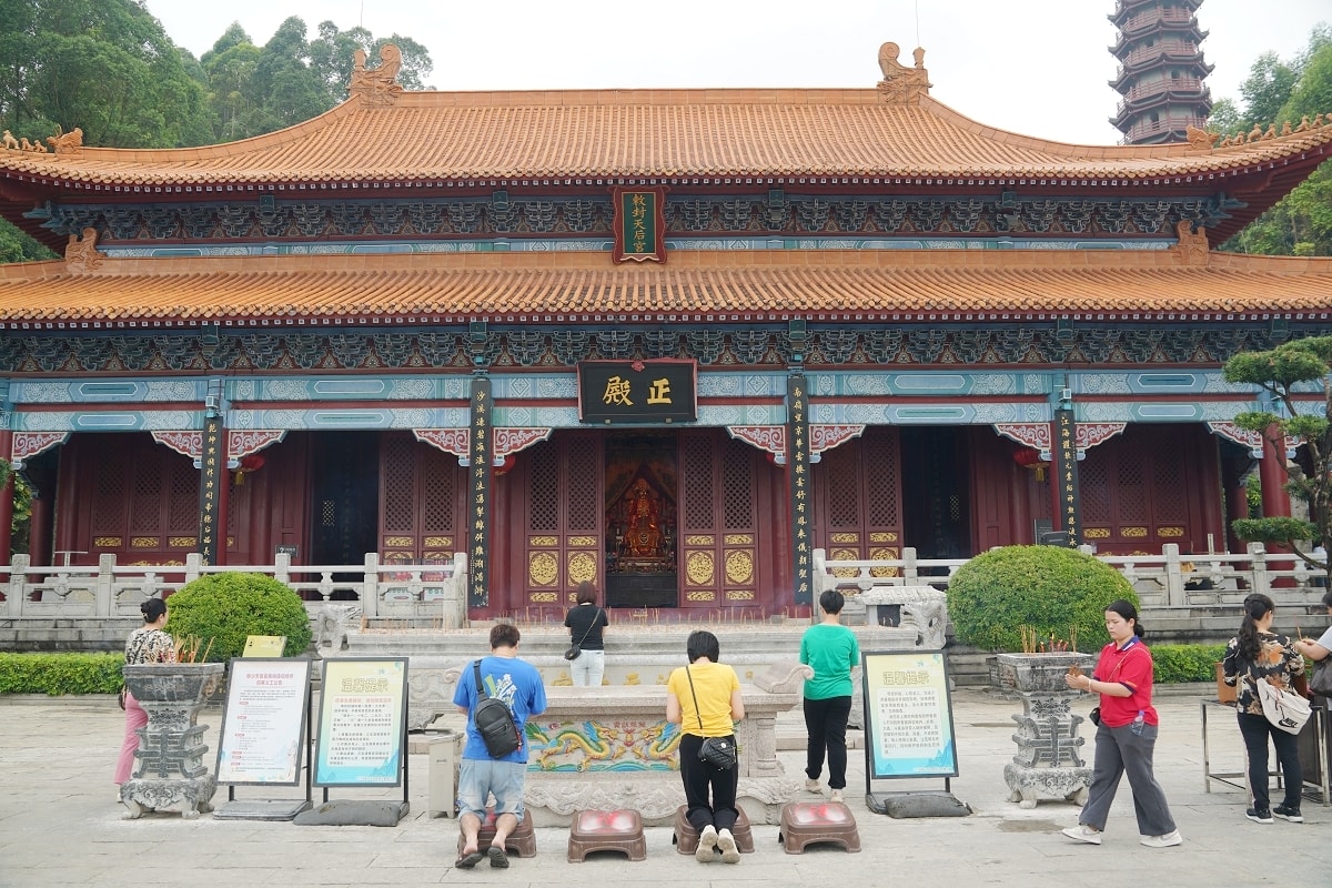 【南沙天后宮】始建於明朝故宮宮殿風格天下天后第一宮 東南亞最大媽祖廟 14.5米石雕天后像