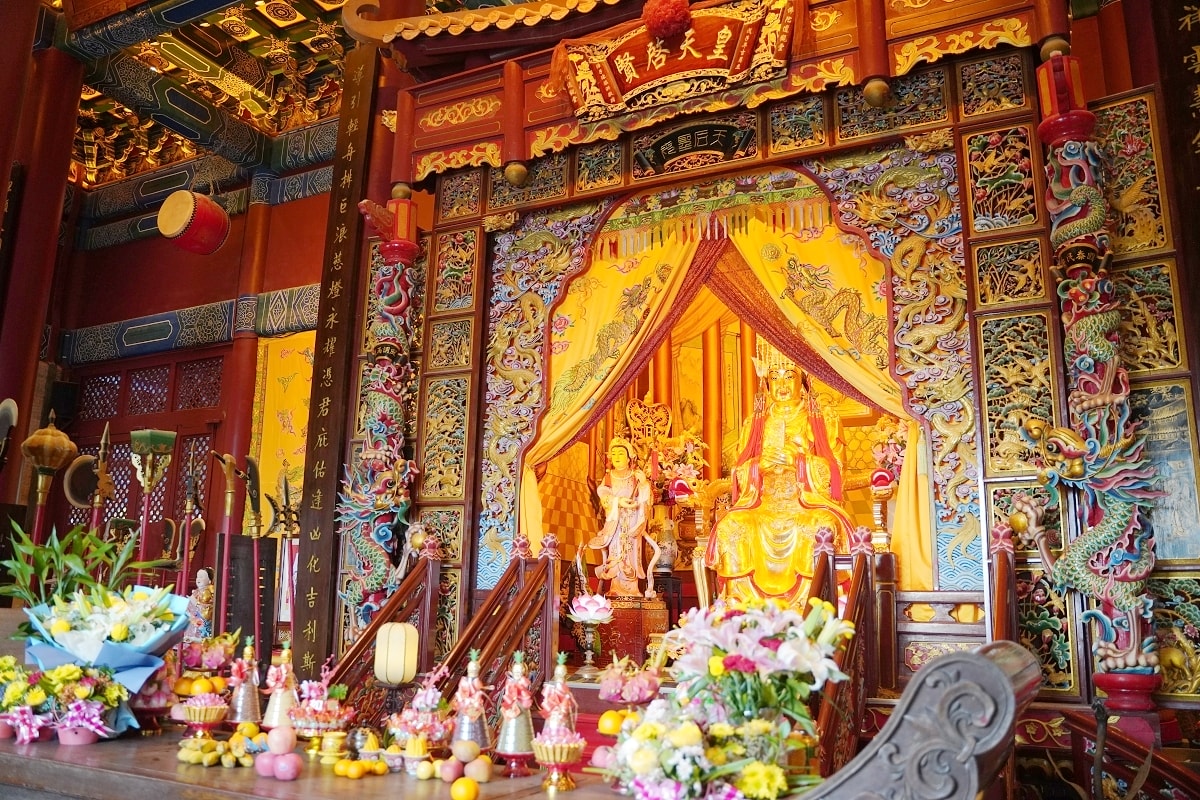 【南沙天后宮】始建於明朝故宮宮殿風格天下天后第一宮 東南亞最大媽祖廟 14.5米石雕天后像