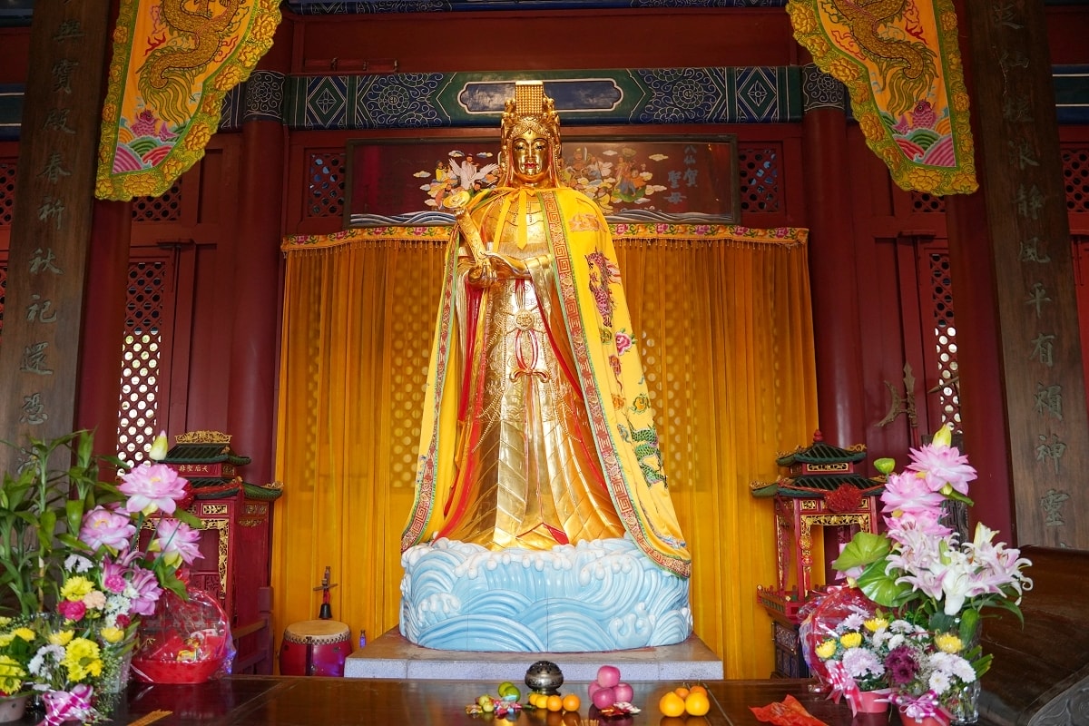 【南沙天后宮】始建於明朝故宮宮殿風格天下天后第一宮 東南亞最大媽祖廟 14.5米石雕天后像