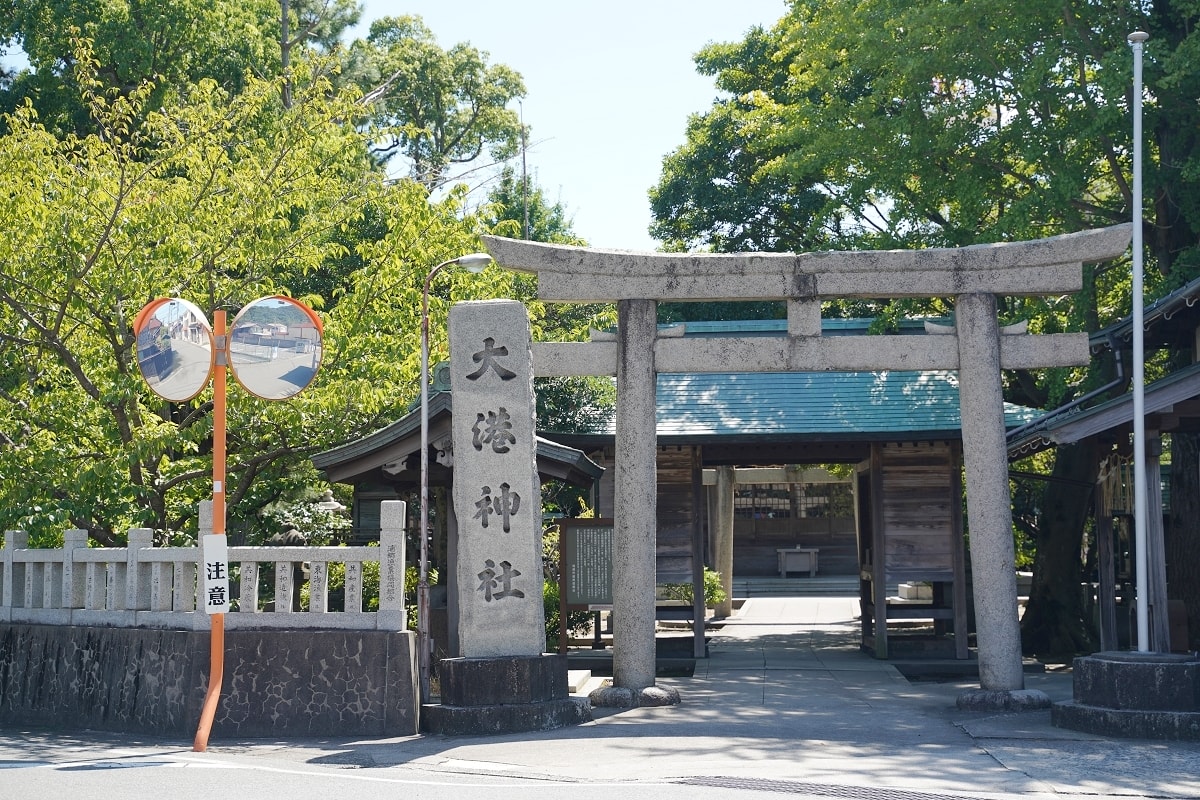 【鳥取境港免費景點推薦】伯耆八八幡宮之一 境港市指定文化遺產 創建於1431年前 大港神社