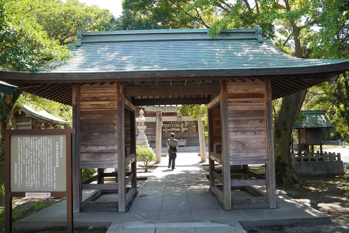 【鳥取境港免費景點推薦】伯耆八八幡宮之一 境港市指定文化遺產 創建於1431年前 大港神社