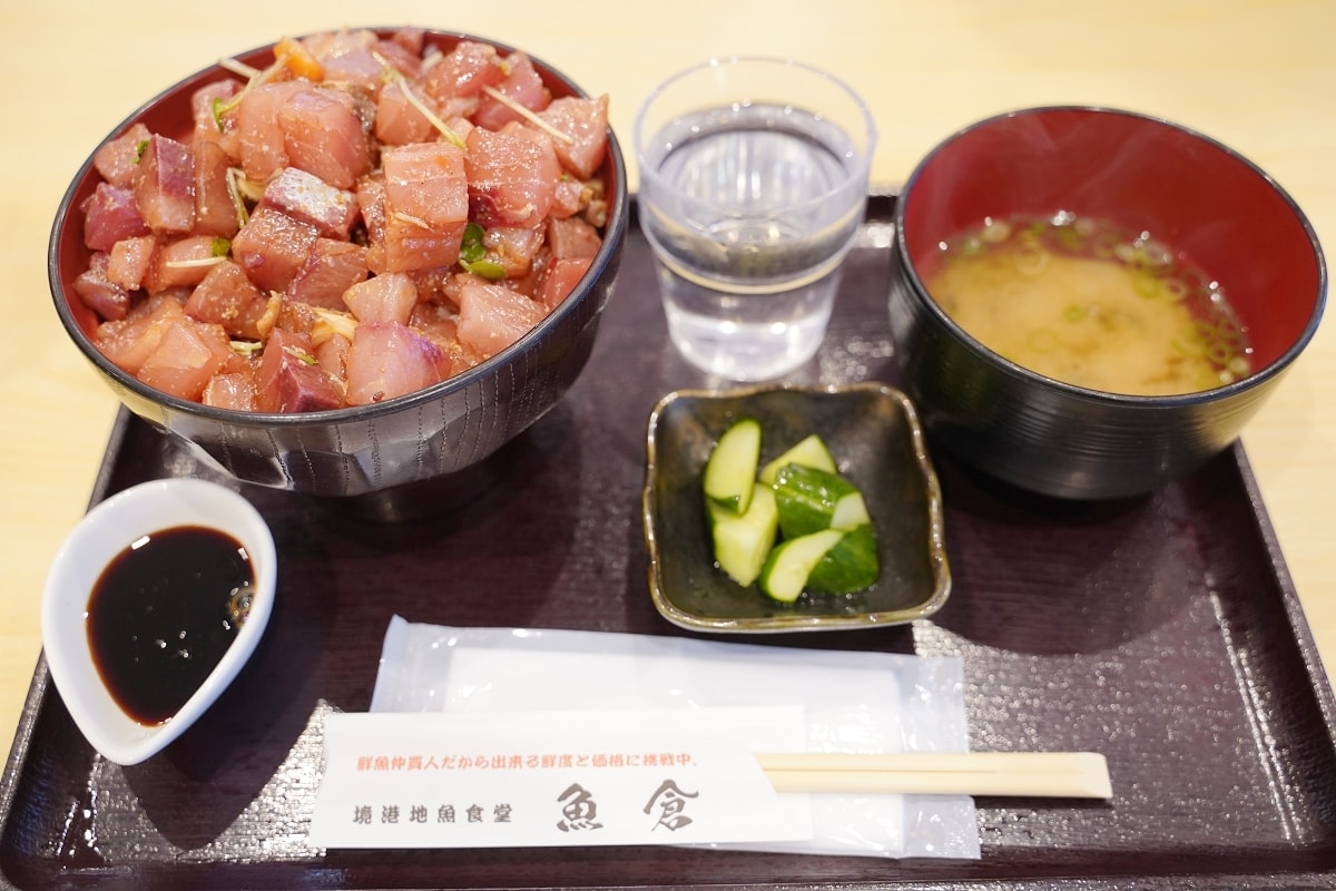 【HATONOVA三光丸境港】境港海鮮丼飯推薦 漬け鮮魚かけ放題 醬油漬生魚片丼飯吃到飽