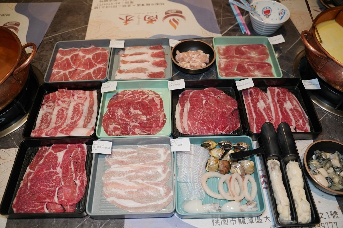 【尚禾鍋物】龍潭火鍋吃到飽領導品牌 豪華舒適用餐環境+豐富自助吧 手機點餐機器人自動送餐