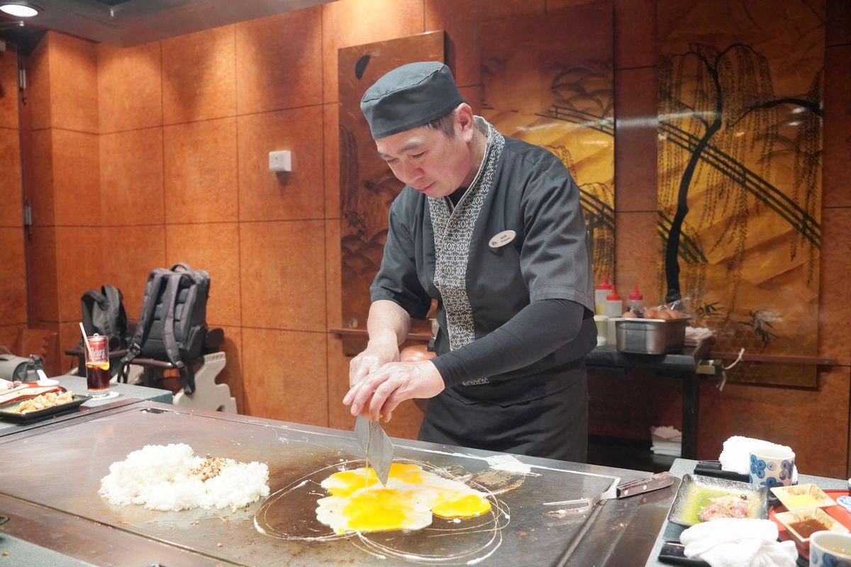 【海馬日本料理】麗星郵輪探索星號美食餐廳大推薦 超精彩鐵板燒料理手法 預約包廂必吃郵輪美食