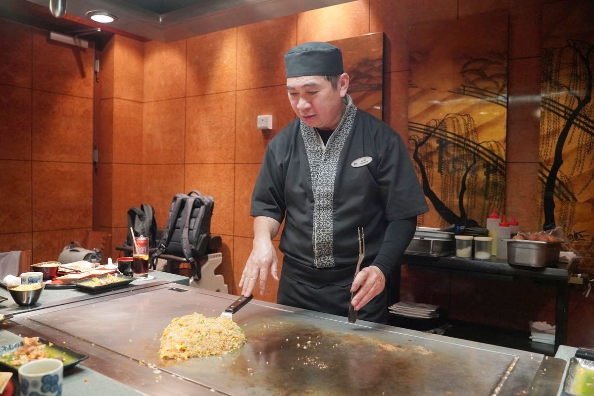 【海馬日本料理】麗星郵輪探索星號美食餐廳大推薦 超精彩鐵板燒料理手法 預約包廂必吃郵輪美食