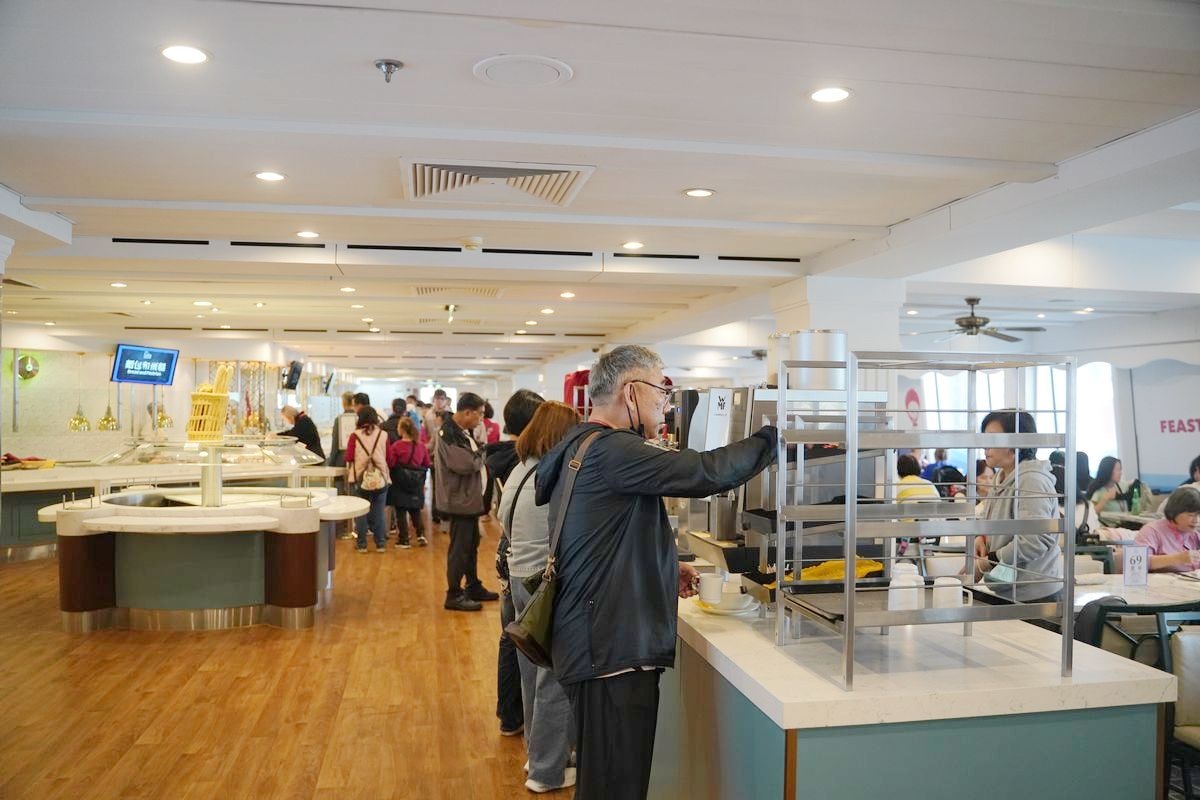 【麗星郵輪探索星號免費餐廳】麗都自助餐廳一日四餐吃飽飽 百味軒餐廳/星夢餐廳精緻中西式料理