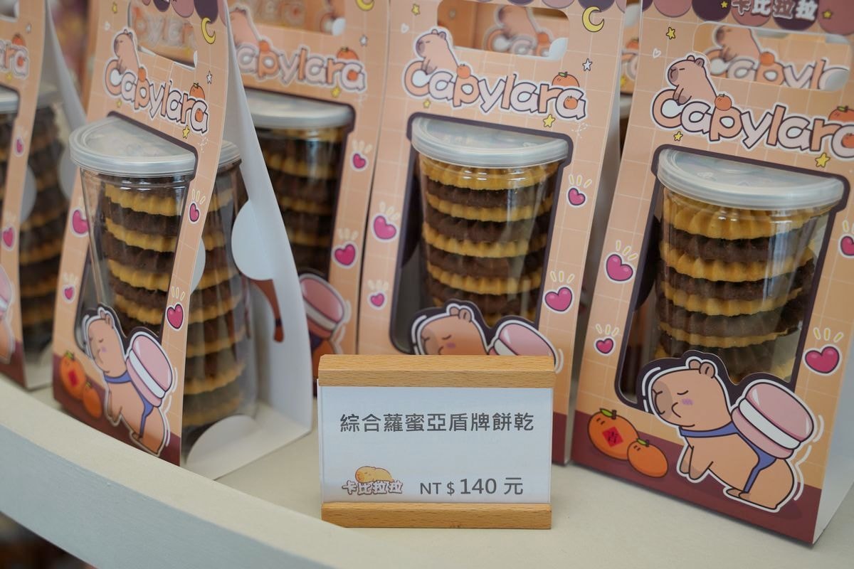 【卡比拉拉台式馬卡龍專賣店】內壢伴手禮專賣店 超可愛水豚君卡比巴拉主題甜品店