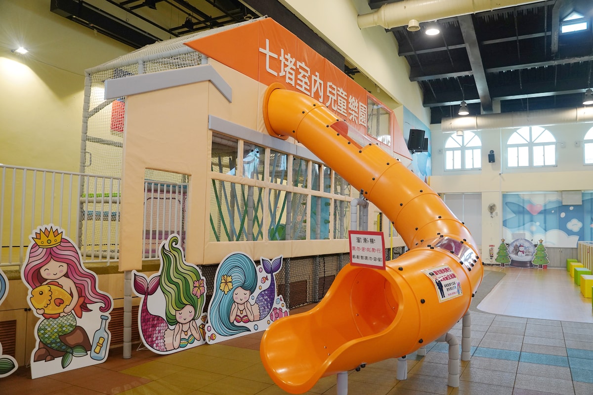 【基隆室內兒童遊戲區推薦】基隆七堵無料兒童樂園 室內地下停車場好停車 基隆市七堵室內兒童樂園
