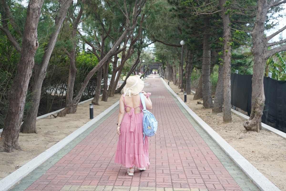 【澎湖林投沙灘】澎湖旅遊必訪網美約會景點 澎湖黃金沙灘貝殼教堂/雲朵盪鞦韆/親子玩沙好去處