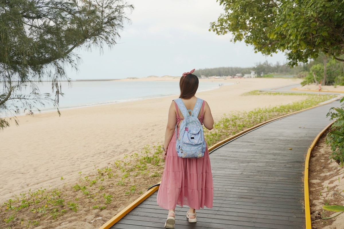 【澎湖林投沙灘】澎湖旅遊必訪網美約會景點 澎湖黃金沙灘貝殼教堂/雲朵盪鞦韆/親子玩沙好去處