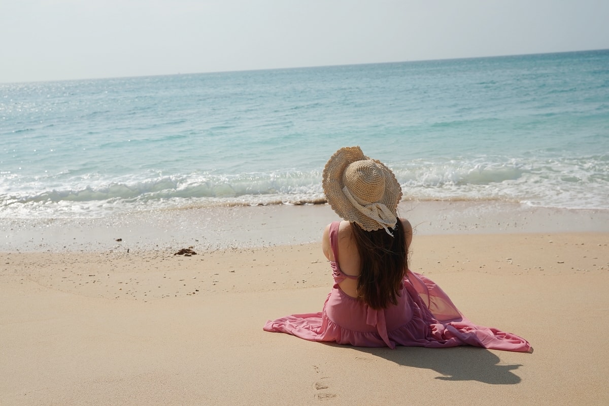 【澎湖林投沙灘】澎湖旅遊必訪網美約會景點 澎湖黃金沙灘貝殼教堂/雲朵盪鞦韆/親子玩沙好去處