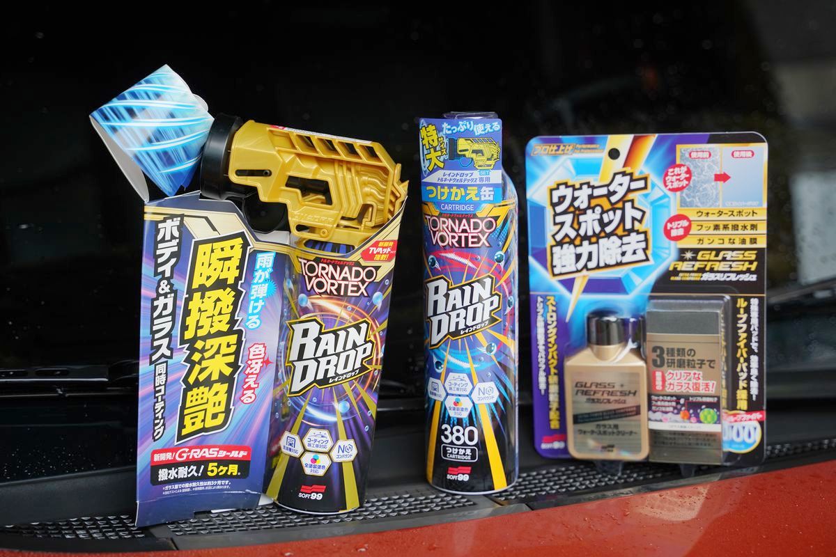 【SOFT99 龍捲風鍍膜劑】DIY自助洗車新手輕鬆上手 全車上膜一罐搞定 大範圍快速施工