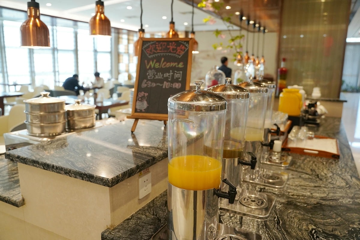 【常熟國際飯店】鄰近虞山國家森林公園/齊梁古剎興福寺 常熟市唯一五星級酒店 豐富早餐自助吧