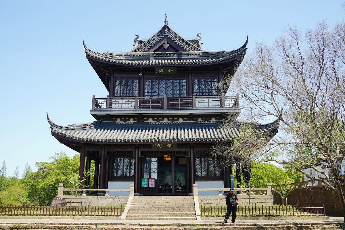 【常熟虞山劍門景區】登劍閣望江南魚米之鄉 始建宋代覺海庵藏海寺 西晉虞山城牆江南小長城 - 第8張圖 【常熟虞山劍門景區】登劍閣望江南魚米之鄉 始建宋代覺海庵藏海寺 西晉虞山城牆江南小長城