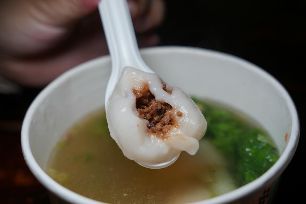 【金字塔三角湯圓】大溪老街超人氣在地小吃 大溪老城區獨家風味 招牌三角湯圓/糯米大腸