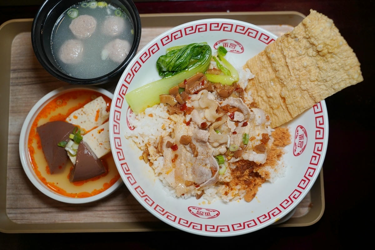 【螺螄福rose food正宗柳州螺螄粉信義店】小資族午餐銷魂飯/燃麵套餐促銷價只要99元