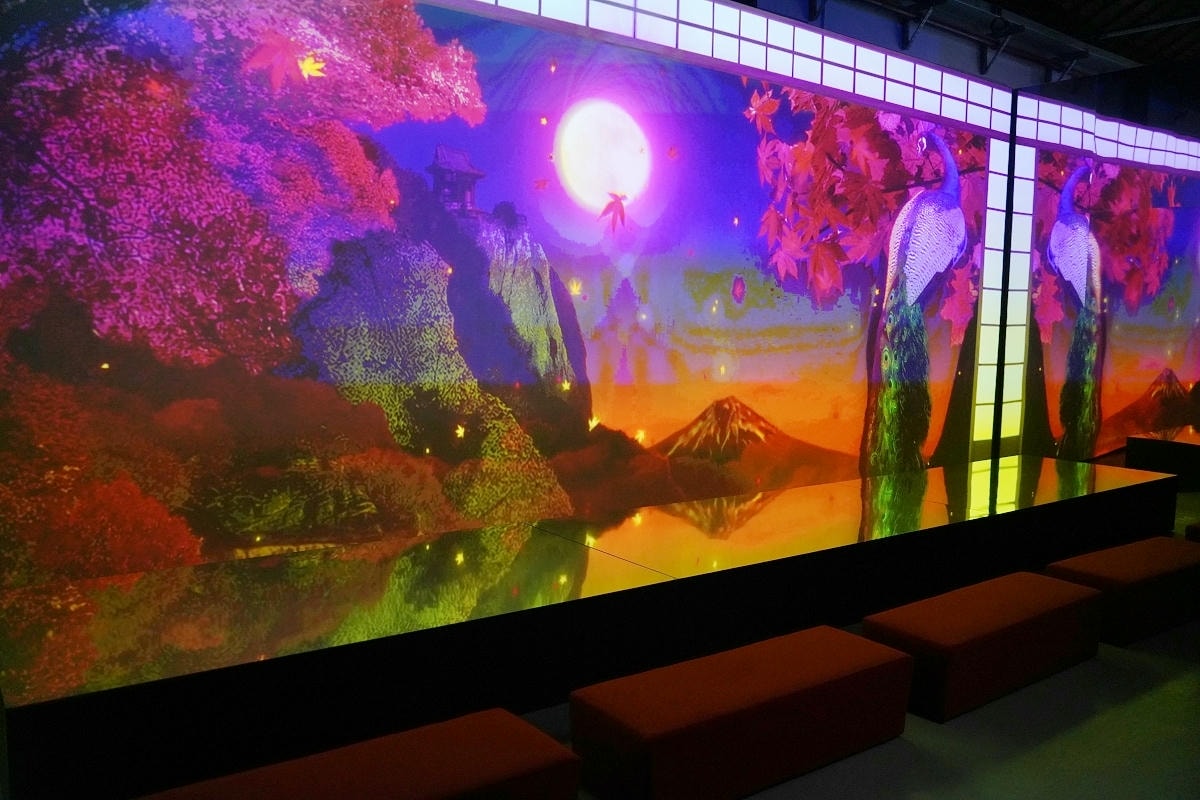 【會動的浮世繪展 日本藝術絕代之華台北站】唯美炫目投影映射技術 松山文創園區一號倉庫