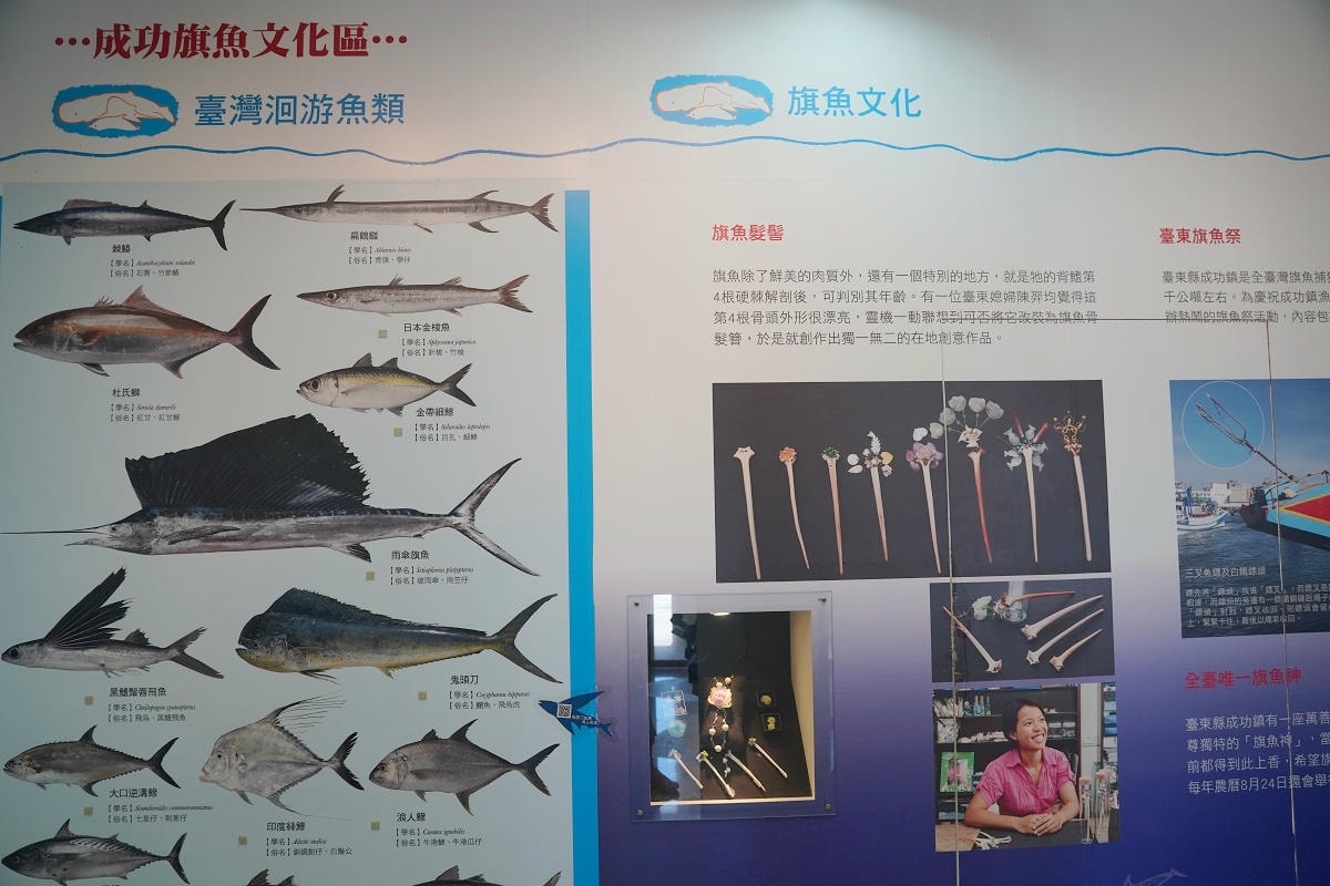 【海洋環境教室】台東成功免費景點推薦 「戰浪」裝置藝術體驗傳統鏢旗魚 台灣東部最大漁港旁