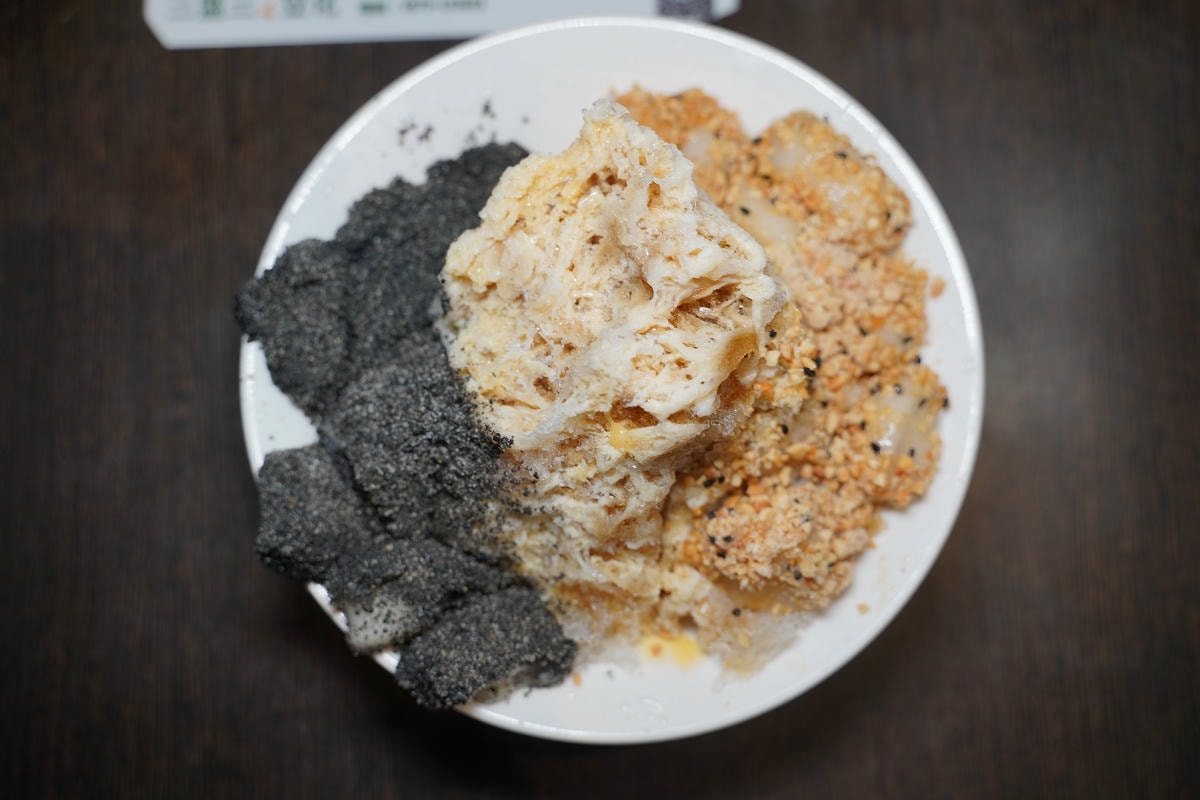 【三盛三豆花】木柵豆花推薦 美味手工鹽滷豆花/古早味黑糖冰沙豆花/每日限量燒麻糬晚來吃不到