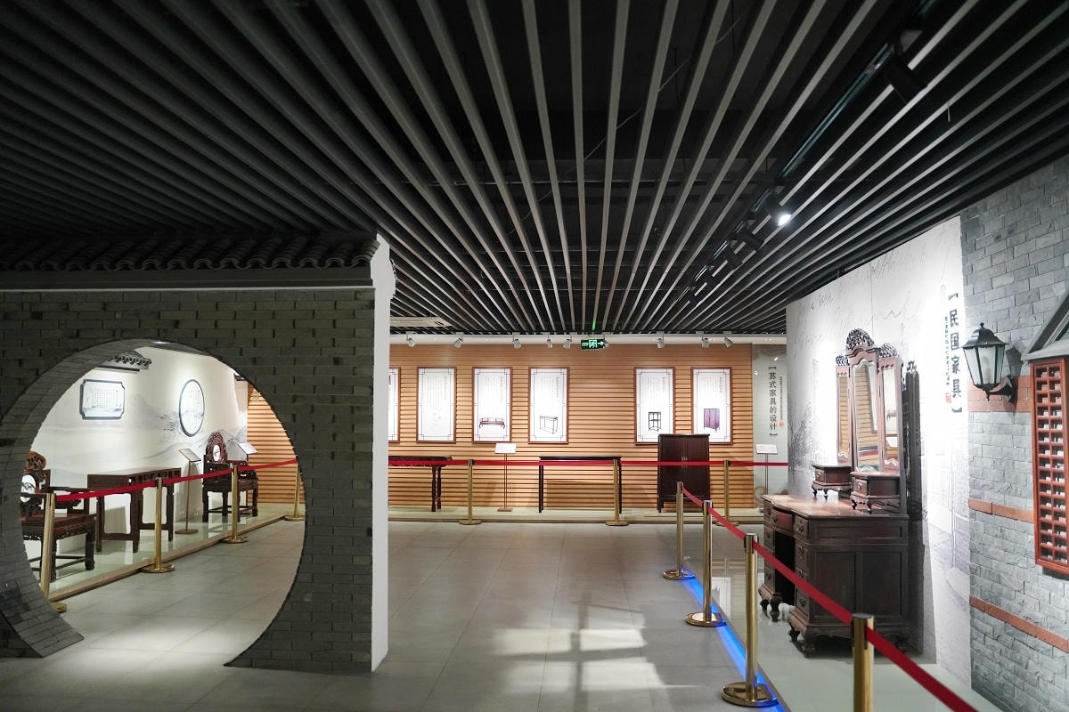 【常熟東方紅木家具藝術館】中國非遺文化蘇作紅木保護基地 黃公望「富春山居圖」木雕合璧主題館