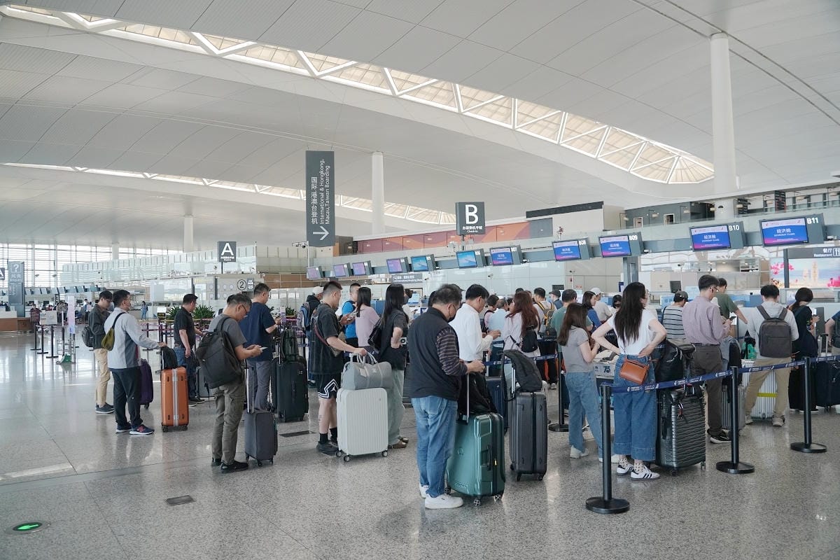 【南京祿口國際機場飛桃園國際機場】華信航空AE5002 南京祿口機場登機心得/機場環境分享