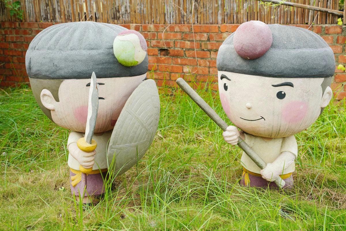 【臺南市後壁區頂長社區】金牌農村競賽銅牌獎 粨面宋江陣宋江廊道 臉譜提袋DIY絹印提袋體驗