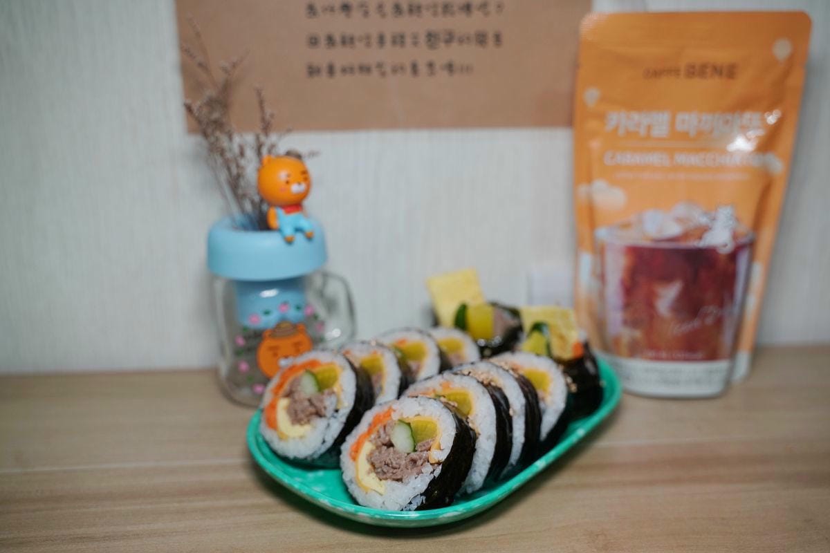 【親咕飯捲chingu kimbap】宜蘭蘇澳百年老屋韓式飯捲 現點現包正統韓國風味
