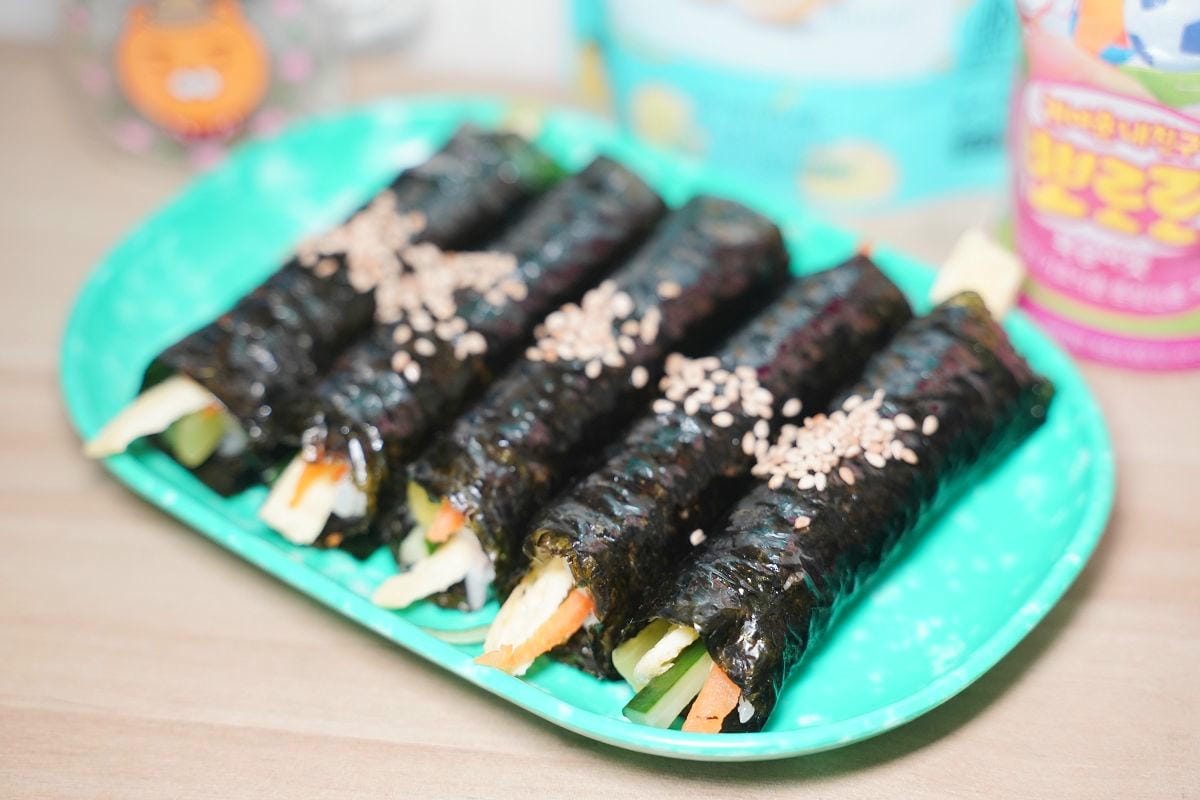 【親咕飯捲chingu kimbap】宜蘭蘇澳百年老屋韓式飯捲 現點現包正統韓國風味