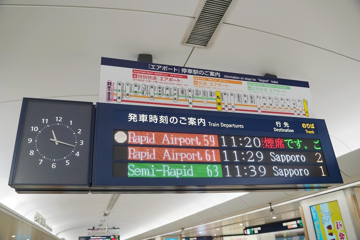 【新千歲空港往札幌】JR北海道エアポートAirport號搭乘心得 最快36分到達札幌市區