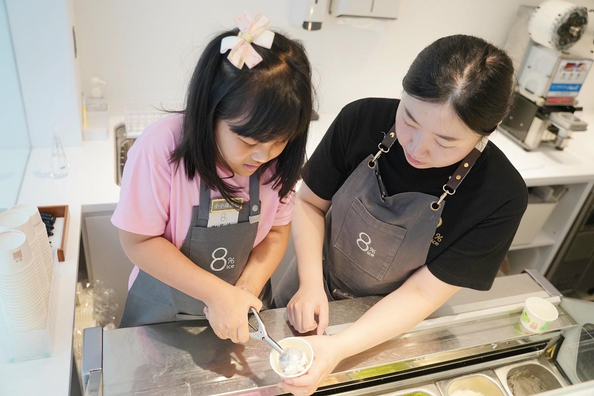 【8%ice冰店小小店長體驗】化身永康街最可愛小小店長 冰淇淋小知識×收銀體驗×手作製作