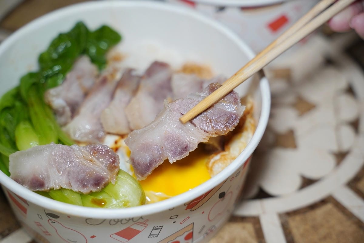 【內壢元朗茶餐廳】八九美食廣場外帶專門店 美味必點豬扒餐肉蛋飯/叉燒蛋飯/凍鴛鴦/菠蘿油