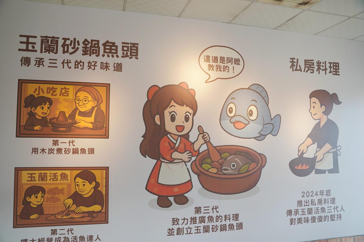 【玉蘭砂鍋魚頭私房料理二訪】龍潭必吃美食餐廳免費停車場 創立於1966年傳承三代好味道