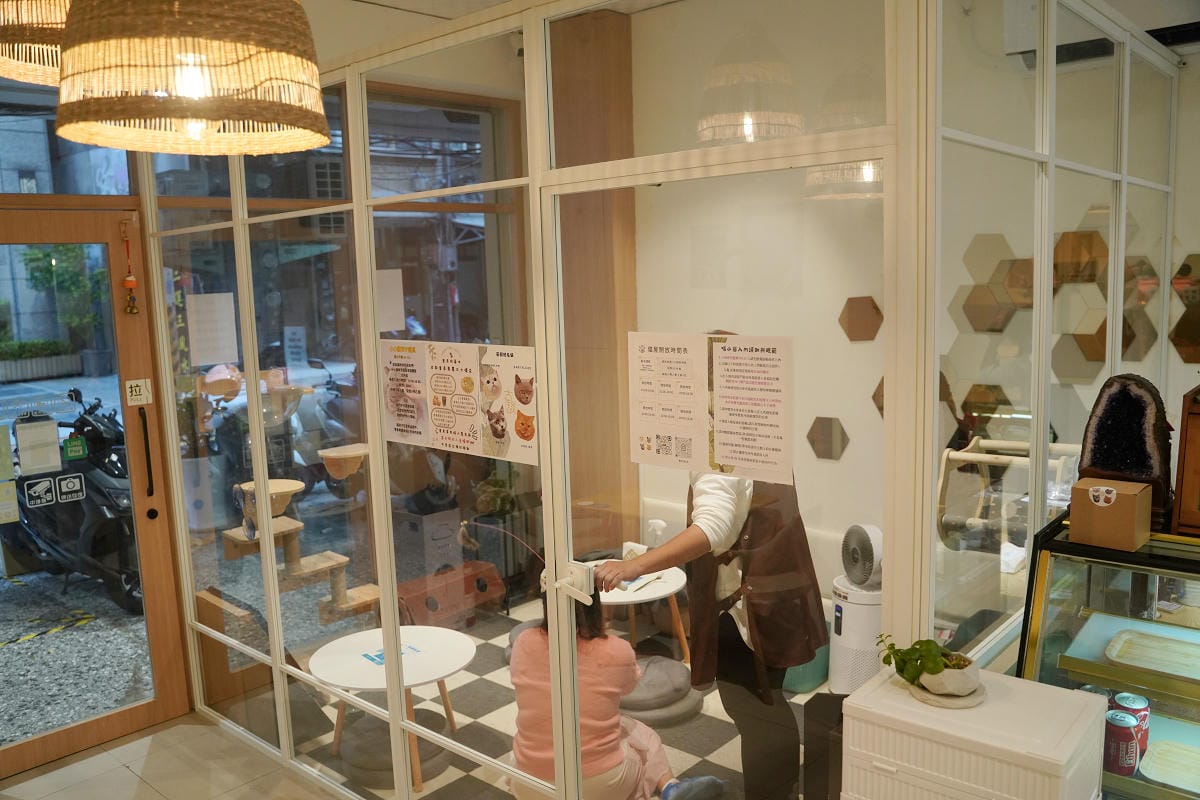 【古舕咖啡三重同安店】貓屋預約制深度體驗 與貓咪共處的療癒時光 三重貓咪咖啡館下午茶推薦