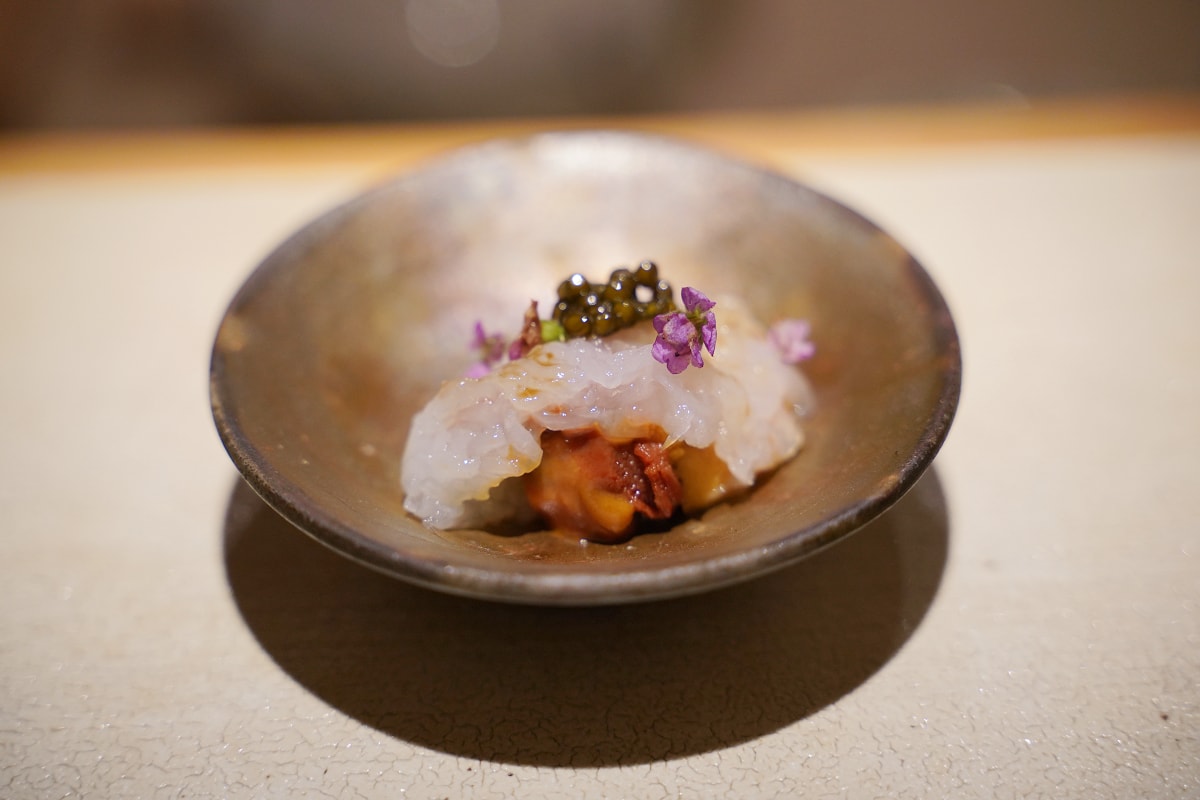 【鮨荻 sushi ogi】台北中山區無菜單料理推薦 台北條通商務聚餐/約會吃飯首選 你絕對沒吃過一次吃將近30道菜的OMAKASE！