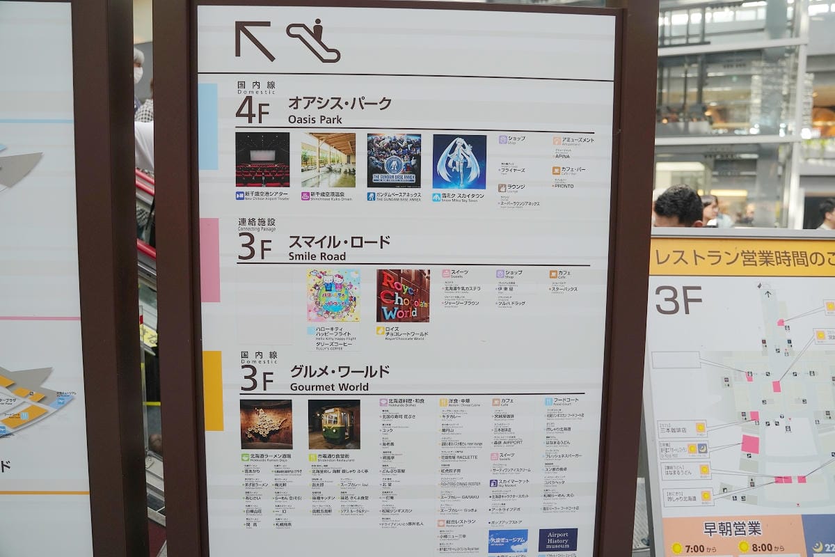 【北海道新千歲機場國內線航廈】超好逛四層樓商店街 餐廳/戲院/空港溫泉/鋼彈模型/初音未來 - 第4張圖 【北海道新千歲機場國內線航廈】超好逛四層樓商店街 餐廳/戲院/空港溫泉/鋼彈模型/初音未來