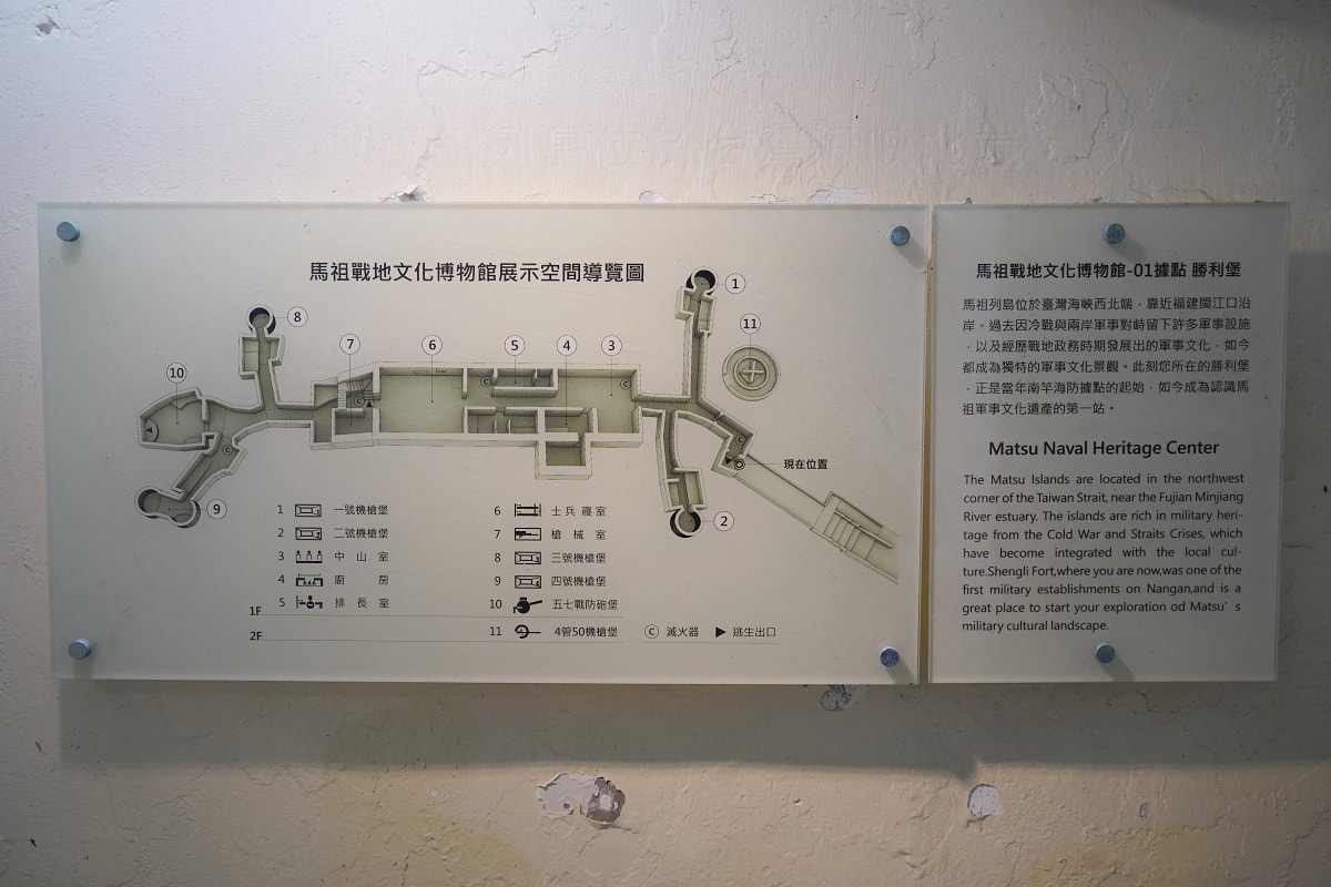 【勝利堡】馬祖南竿免費室內景點馬祖戰地文化博物館 南竿01據點擎天堡 南竿東西守備旅中線分界