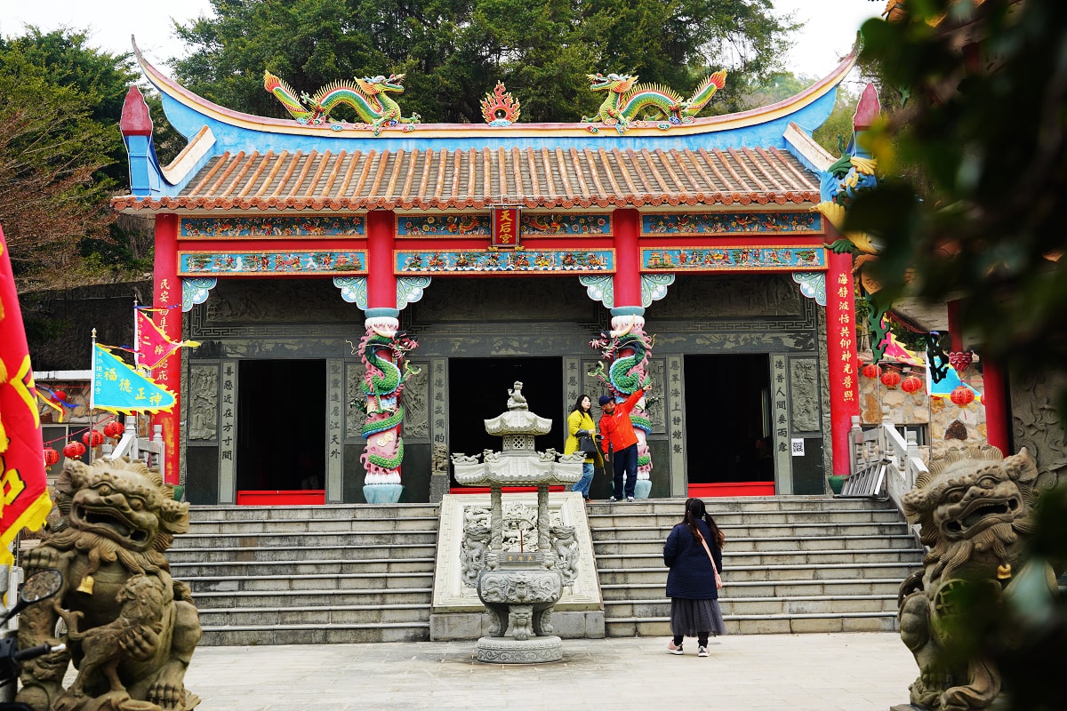【津沙境天后宮】南竿三大天后宮之一 馬祖唯一「黑面媽祖」歷史文物清道光乙巳年蒲月重造碑