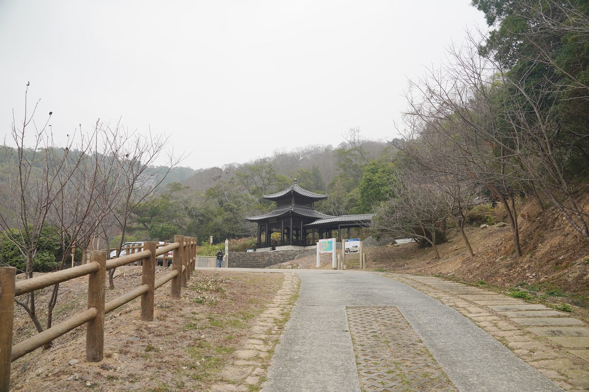【勝天公園】馬祖南竿免費景點推薦 宋庭園風格唐式亭閣「勝天亭」馬祖超人氣賞櫻景點