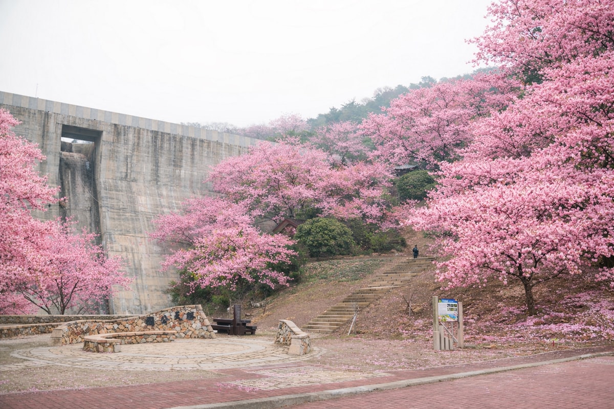 【勝天公園】馬祖南竿免費景點推薦 宋庭園風格唐式亭閣「勝天亭」馬祖超人氣賞櫻景點
