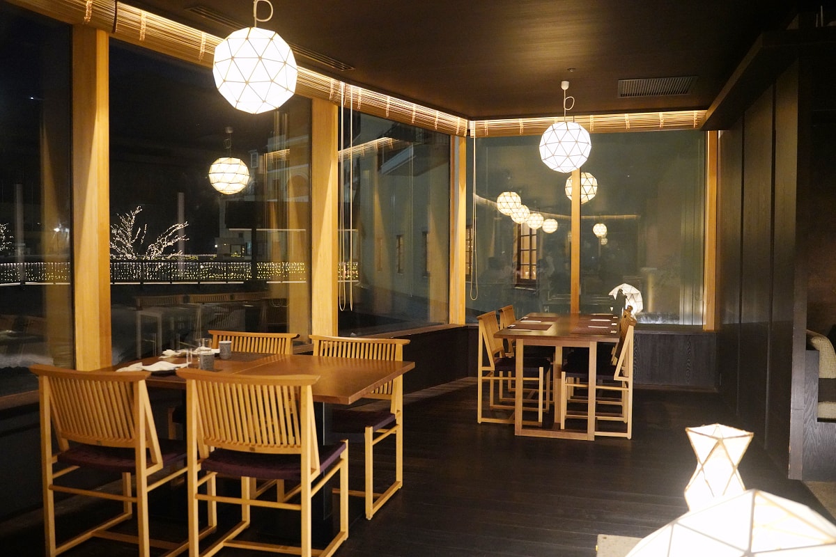 【日本料理餐廳 Asahi】新井樂天滑雪渡假村日式早餐自助吧/晚餐會席料理 絕美雪景精緻料理
