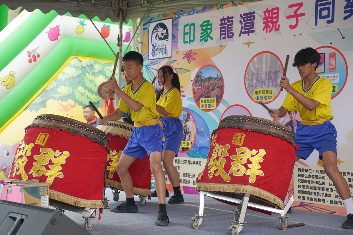 【印象龍潭 親子同樂繪】龍潭免費親子市集/發揮創意畫畫拿獎金/大型充氣城堡 龍潭國際青年商會