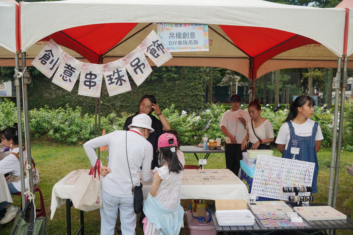 【印象龍潭 親子同樂繪】龍潭免費親子市集/發揮創意畫畫拿獎金/大型充氣城堡 龍潭國際青年商會