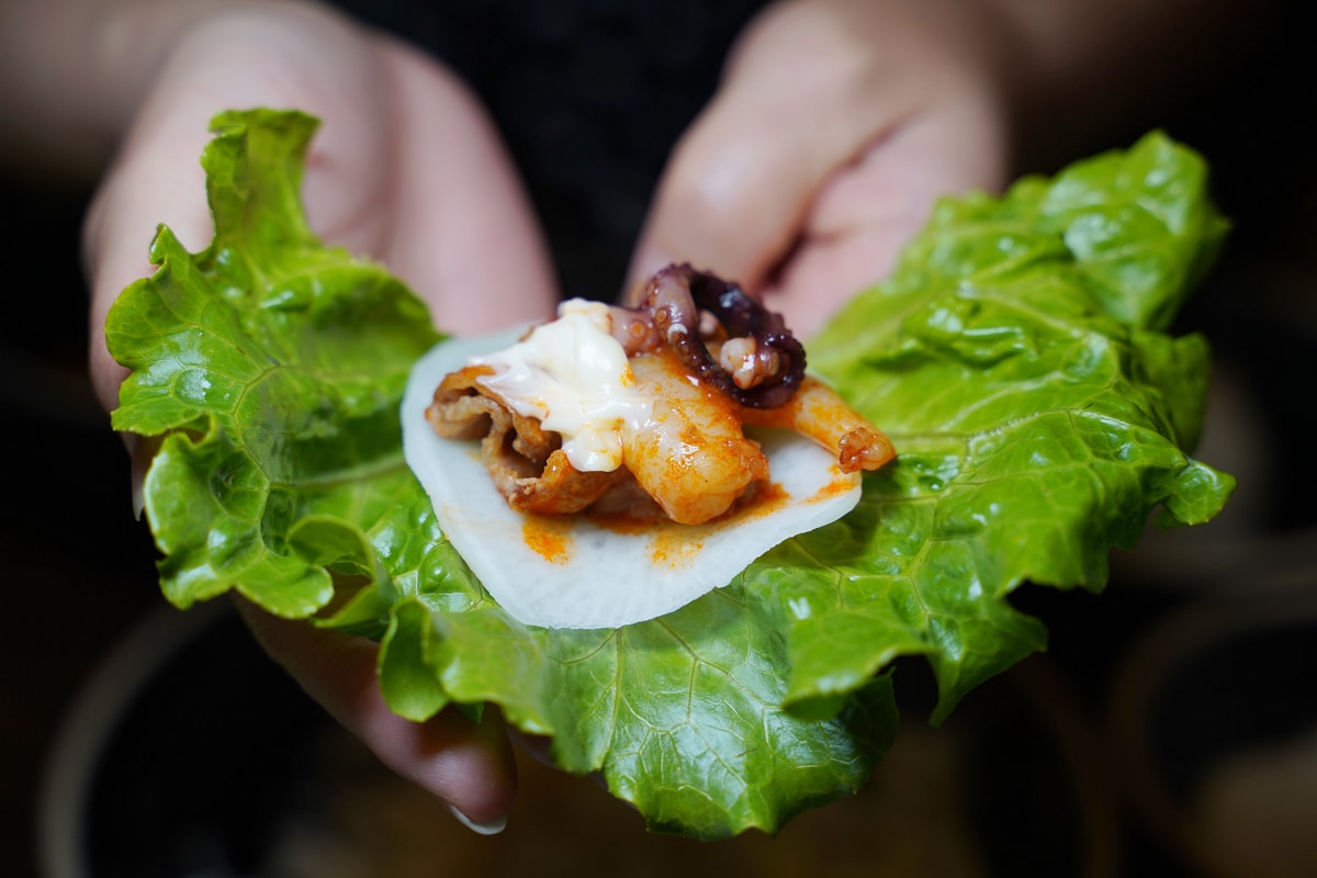 【釜山三味食堂 사위식당 台中店】台中韓式料理推薦 正宗韓國歐巴老闆的章魚蝦鍋 中友百貨旁